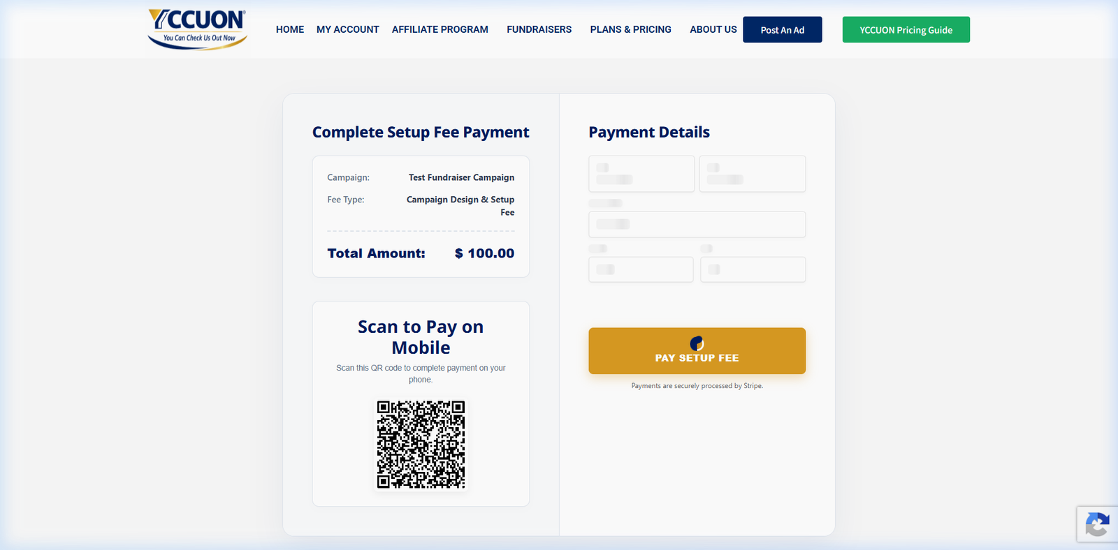 WooCommerce Billing form