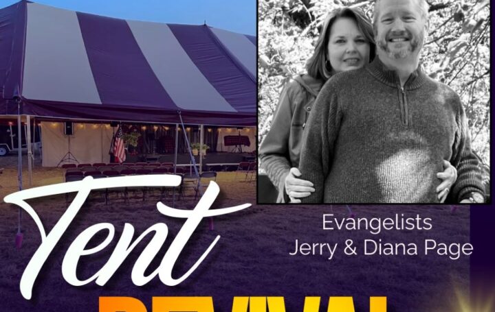 Tent Revival May 10-13 – Okmulgee, OK (Click Here) 