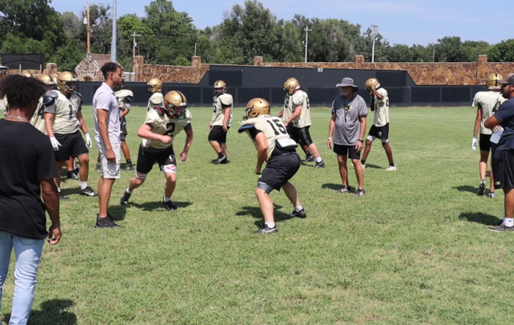 Okemah Panthers Getting Ready For Friday Nights Lights “Go Panthers” (Click Here) 