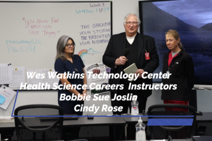 Wes Watkins Technology Center - Health Science Career Instructors Bobbie Sue Joslin and Cindy Rose