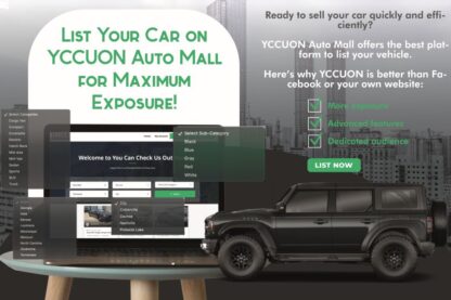 Sell Your Car Faster with YCCUON Auto Mall!