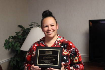 Annalee Vera Receives YCCUON Business Excellence Award