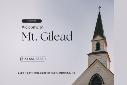 Experience Healing and Restoration at Mt. Gilead Online