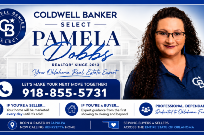 Pamela Dobbs Realtor in Henryetta, OK | Coldwell Banker Select Real Estate Services Across Oklahoma