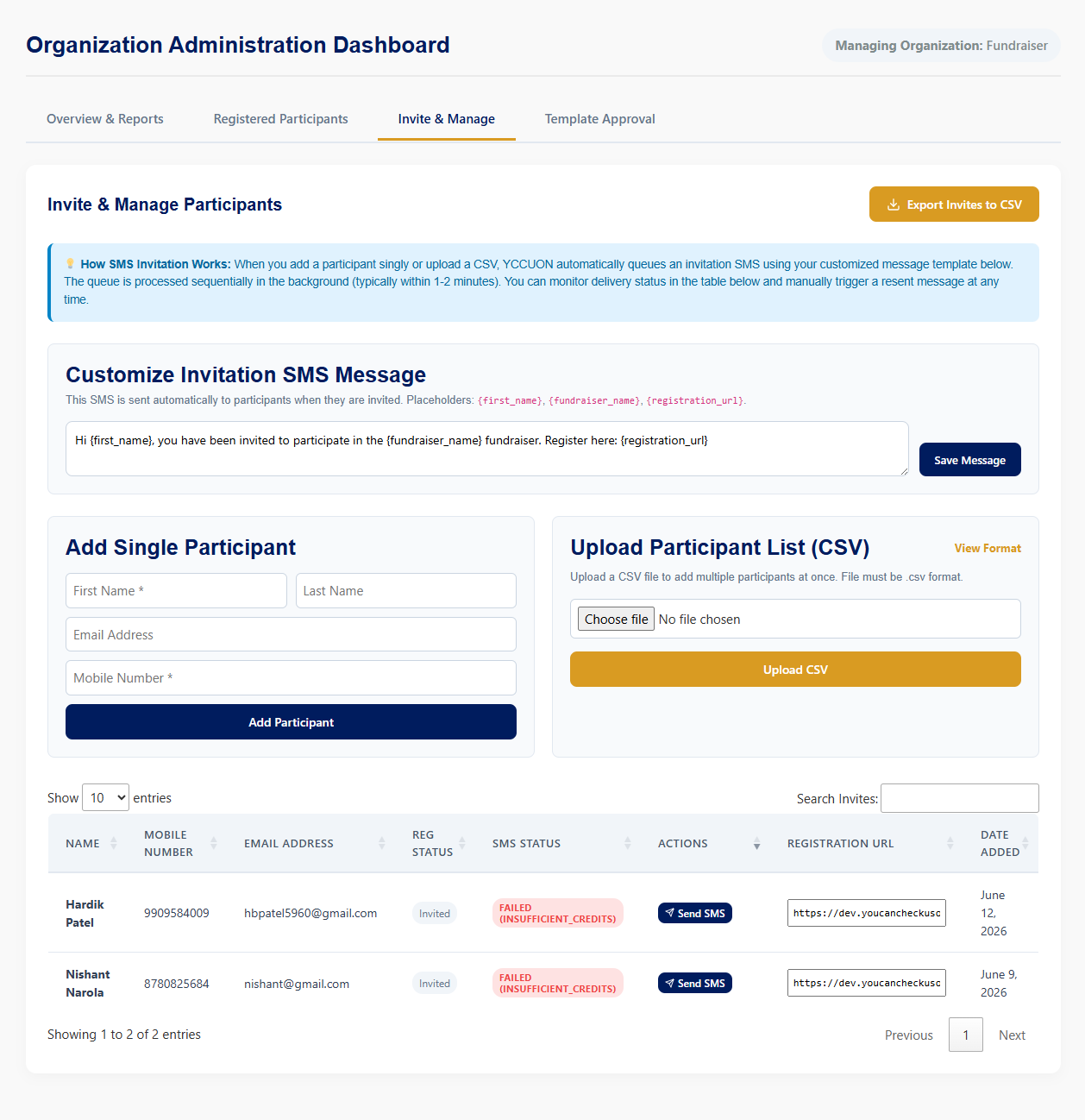 Mobile Donation Checkout