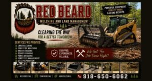 Red Beard Mulching and Land Management | Professional Land Clearing, Forestry Mulching, Fence Building & Site Preparation
