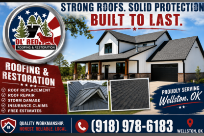 Ol’ Red Roofing & Restoration | Roofing Contractor in Tulsa, OKC, Stillwater and Wellston, OK