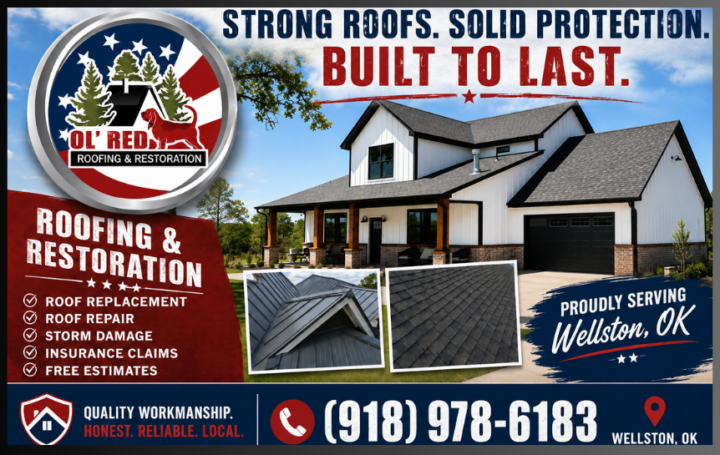 Ol’ Red Roofing & Restoration | Roofing Contractor in Tulsa, OKC, Stillwater and Wellston, OK 